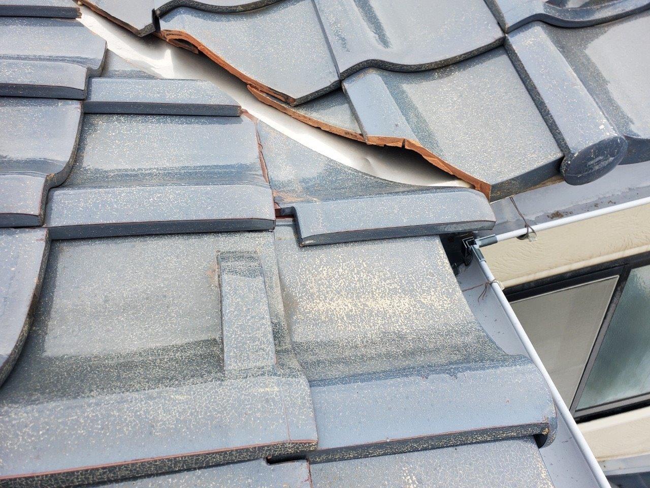 屋根葺き替え　現地調査