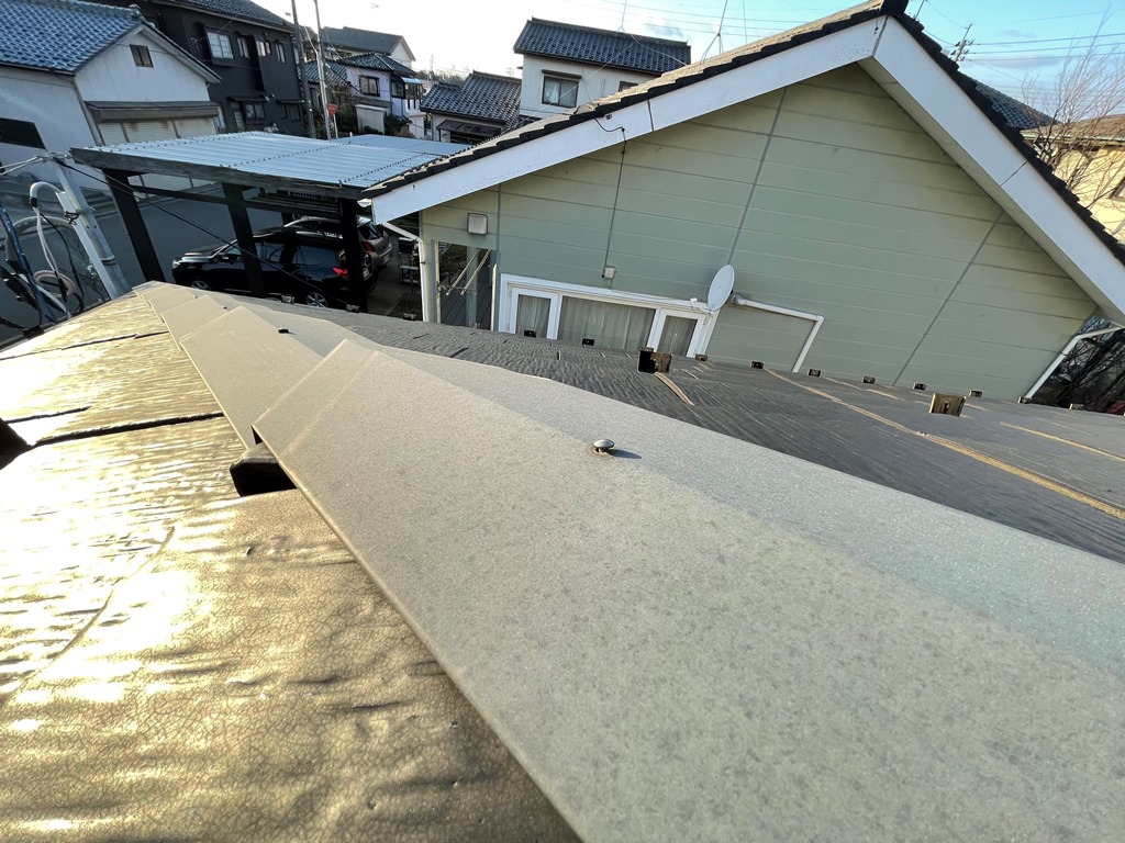 瓦の割れ　現地調査