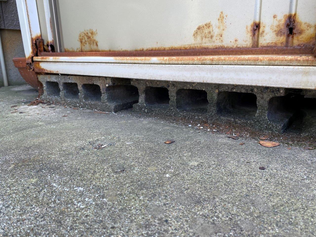 タクボ物置の入れ替え