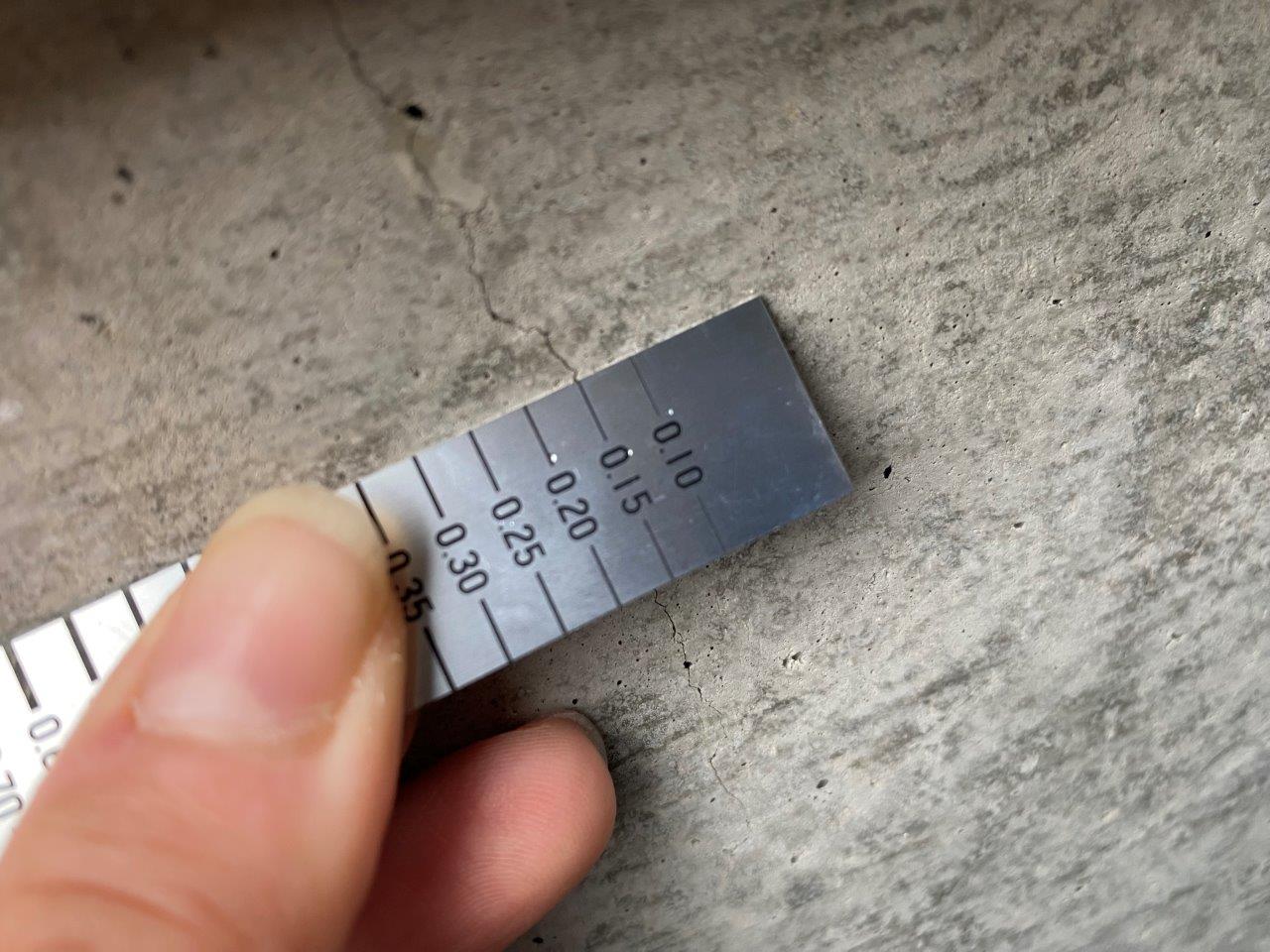 基礎クラック部　現地調査