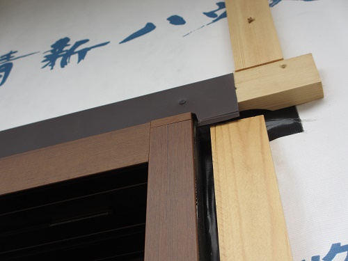 外壁張替工事、下地造り