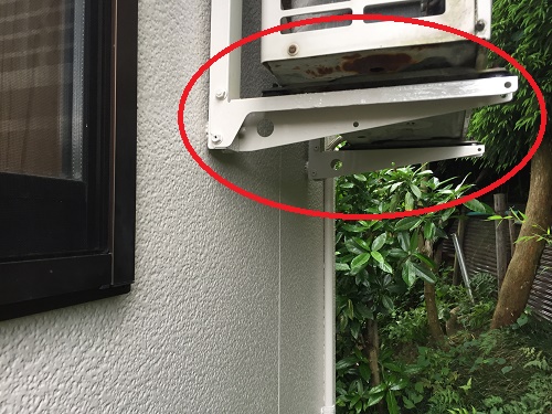 ウレタン塗装　金物部分
