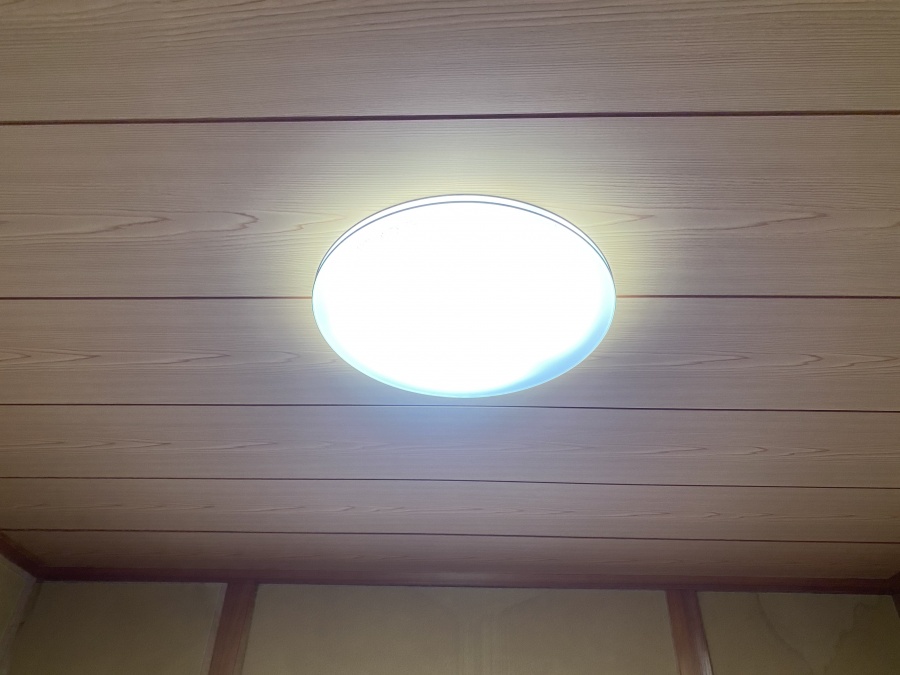 目透かし突板天井張り替え