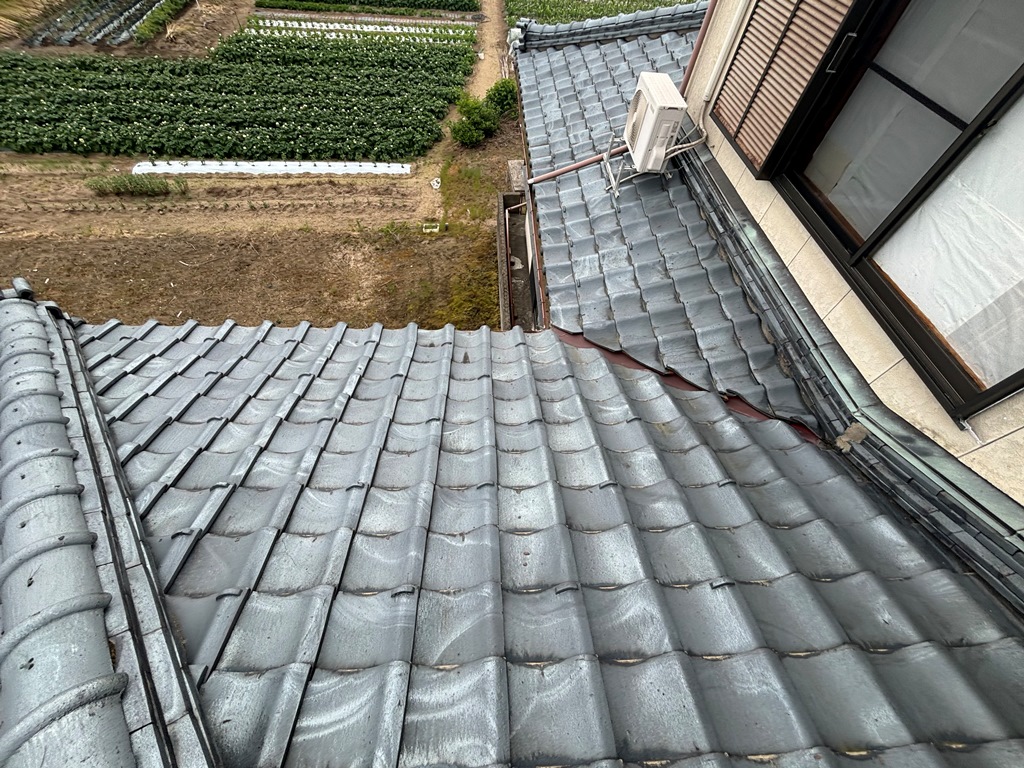 軒天の剥がれ　現地調査