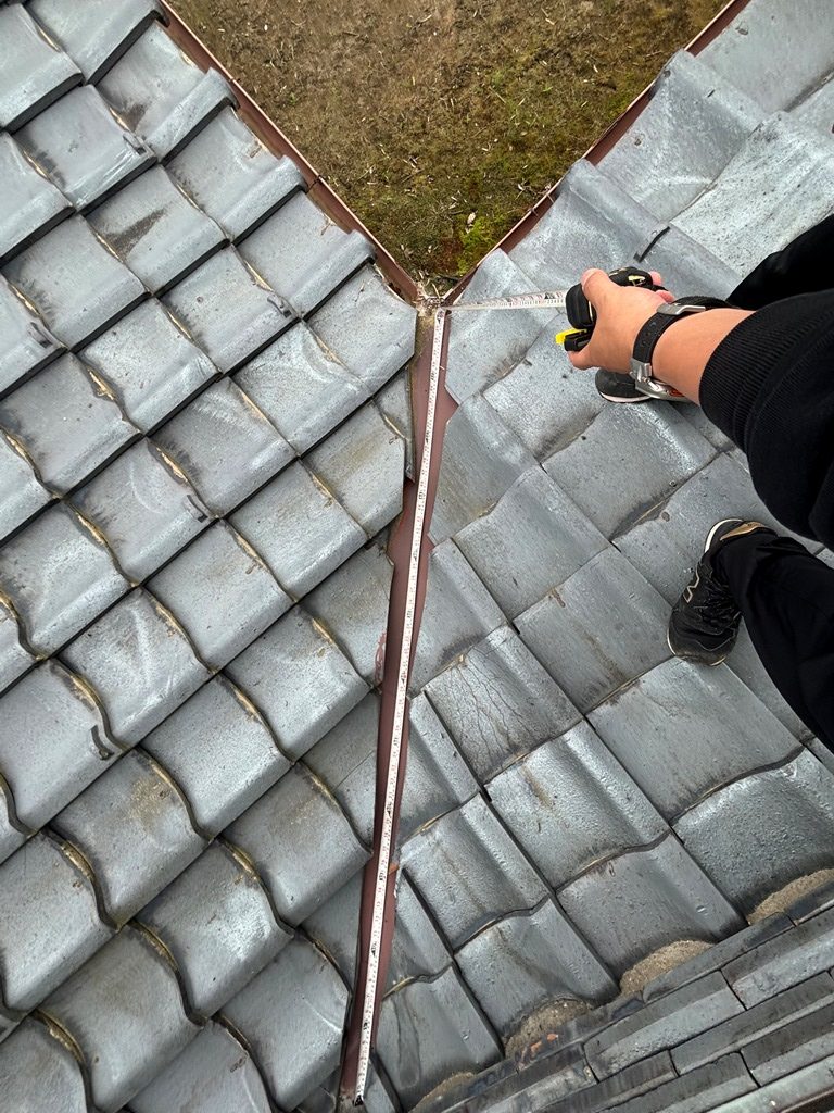 軒天の剥がれ　現地調査