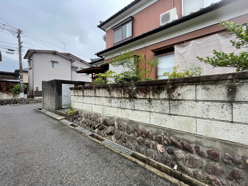 大谷石塀の解体　現地調査