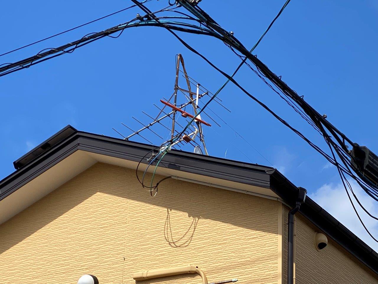 TVアンテナ破損