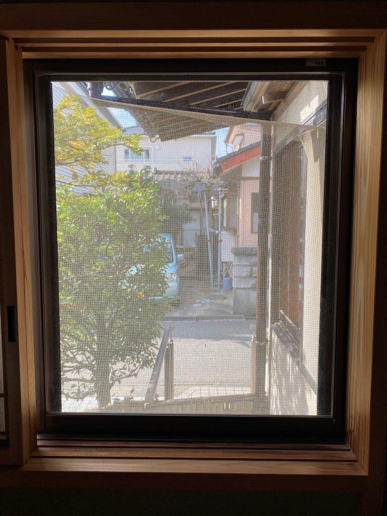網戸張り替え　現地調査