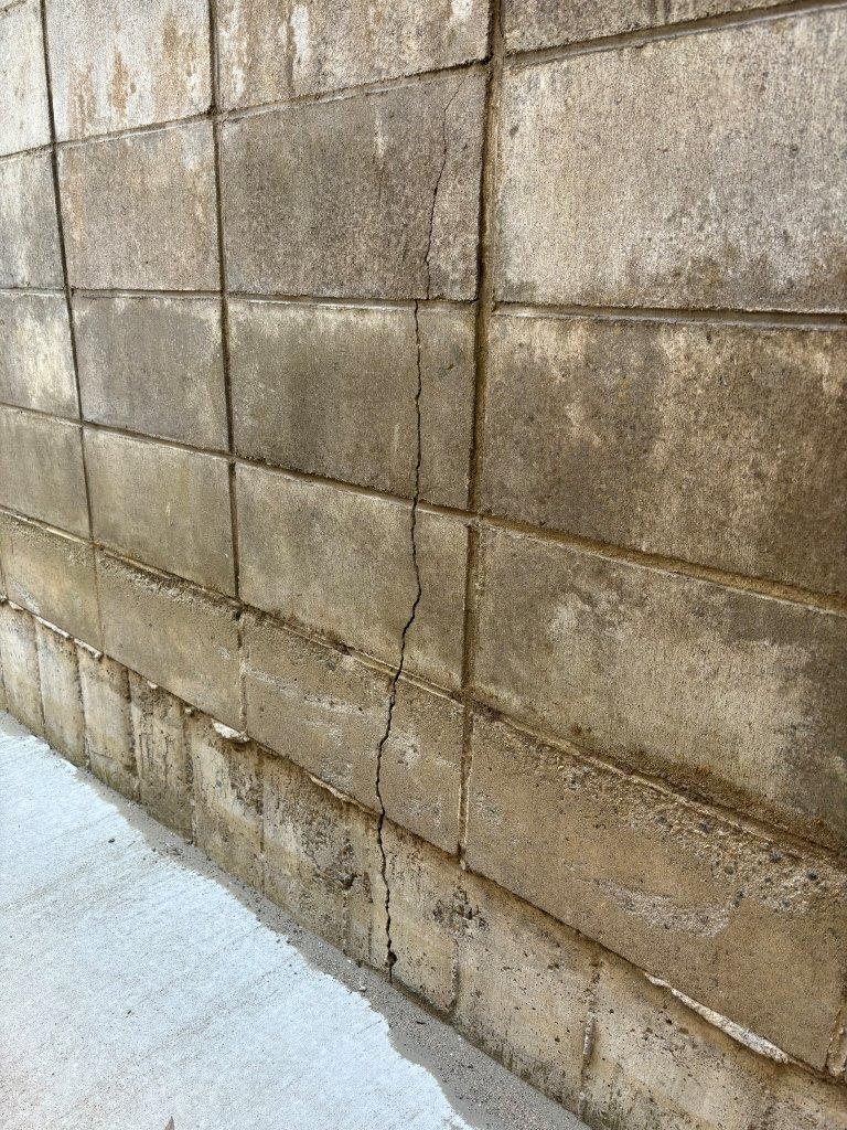 ブロック塀解体　現地調査