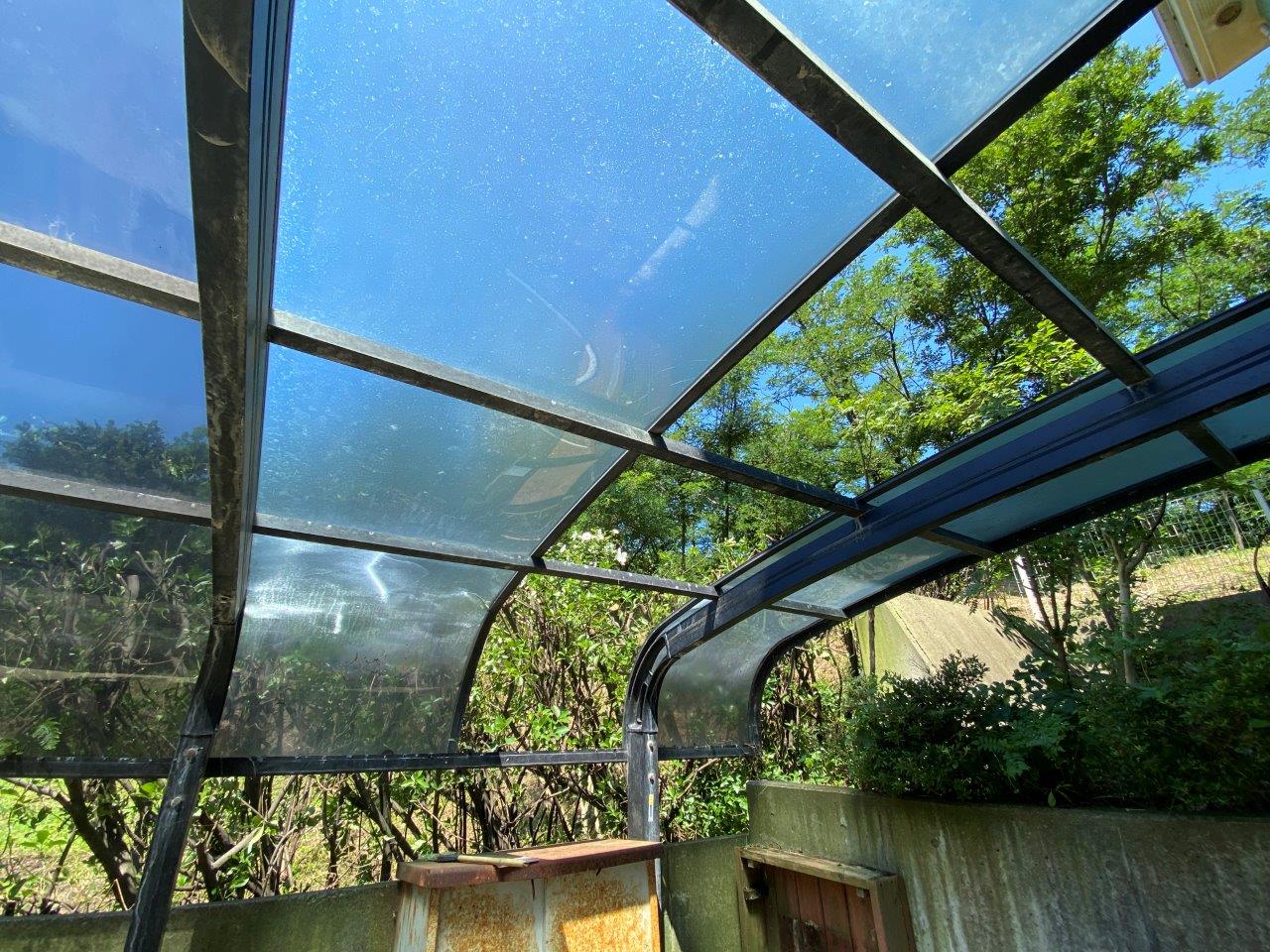 カーポート屋根破損