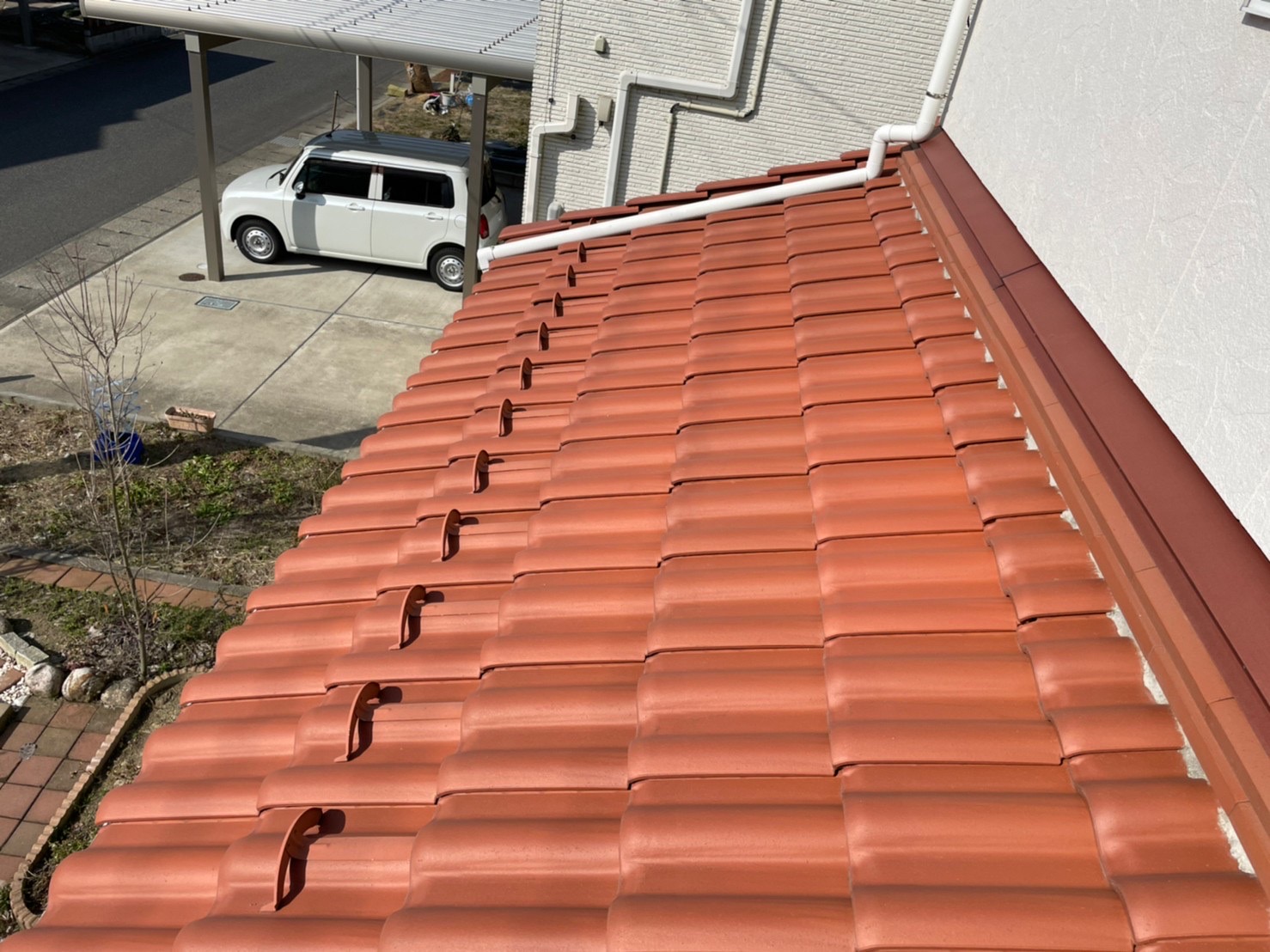 築14年の洋瓦点検