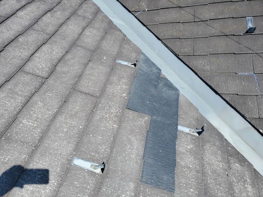 スレート屋根修繕工事