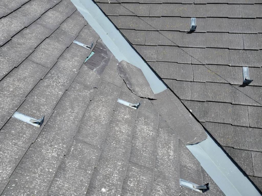 スレート屋根修繕工事