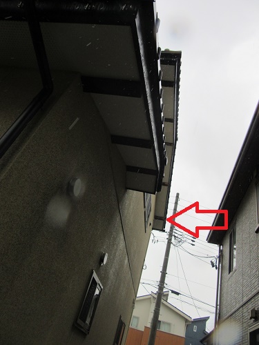 母屋の塗装、現調