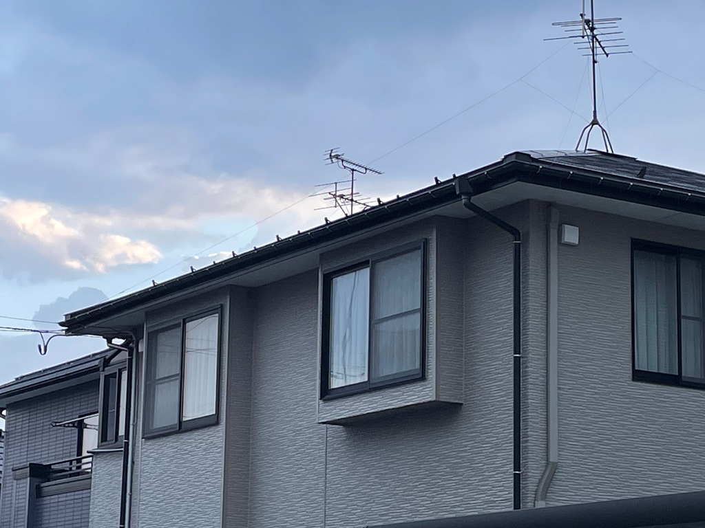 雪止めアングル設置