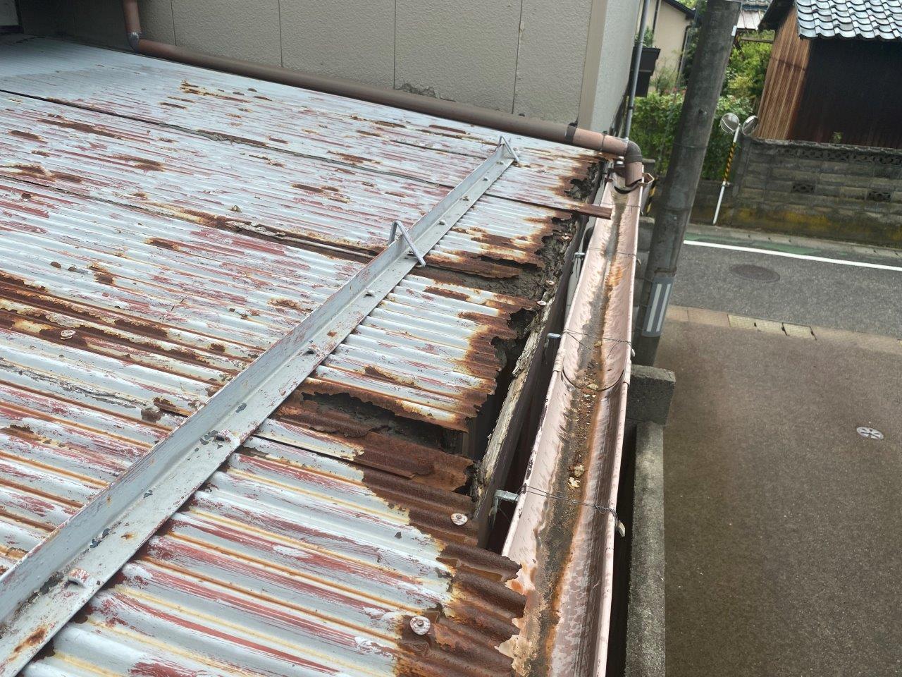 板金屋根葺き替え