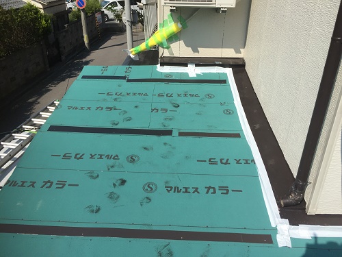下葺　防水テープ