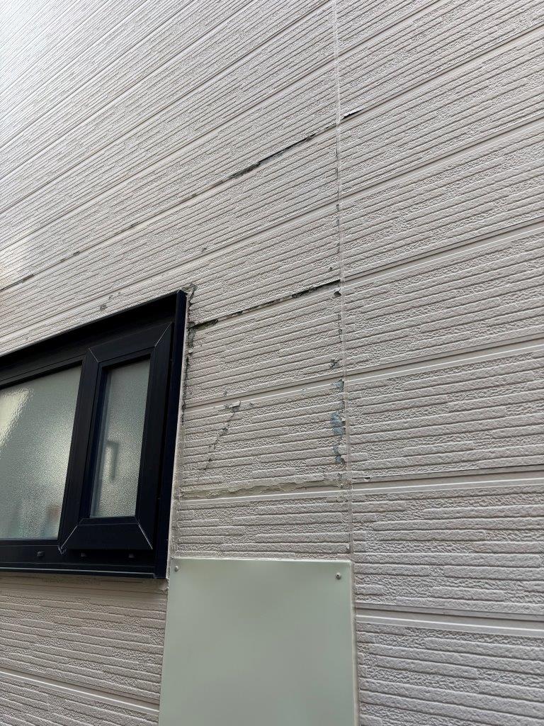 外壁の腐食　現地調査