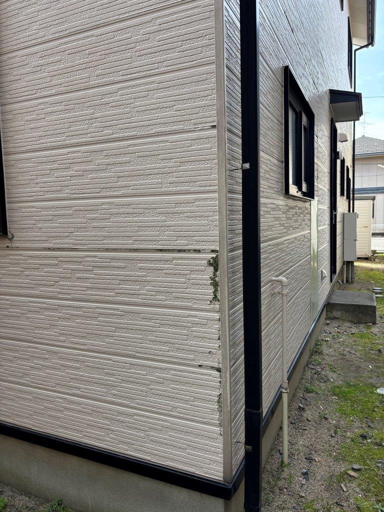 外壁の腐食　現地調査