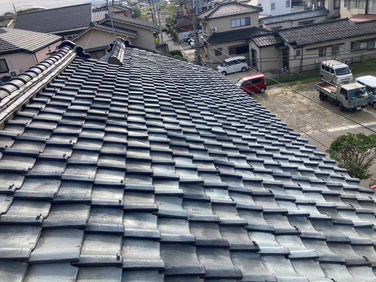 築50年瓦屋根の点検