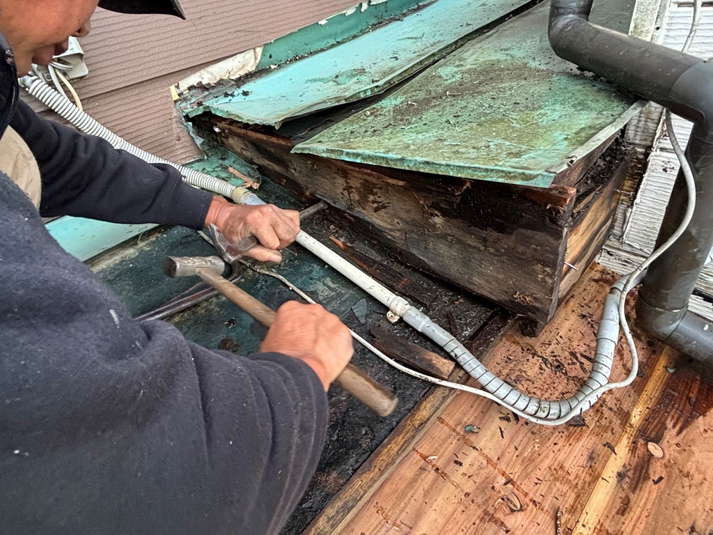 板金屋根葺き替え工事