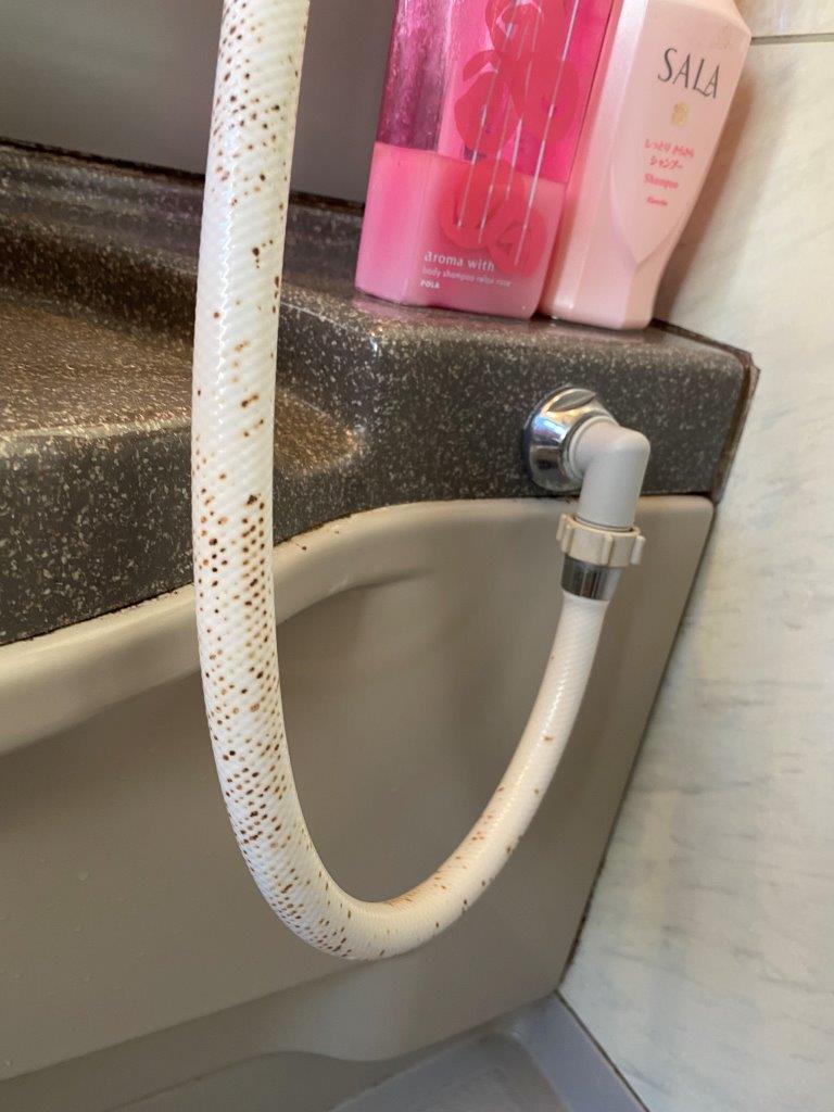 UBのシャワーヘッドとホース交換