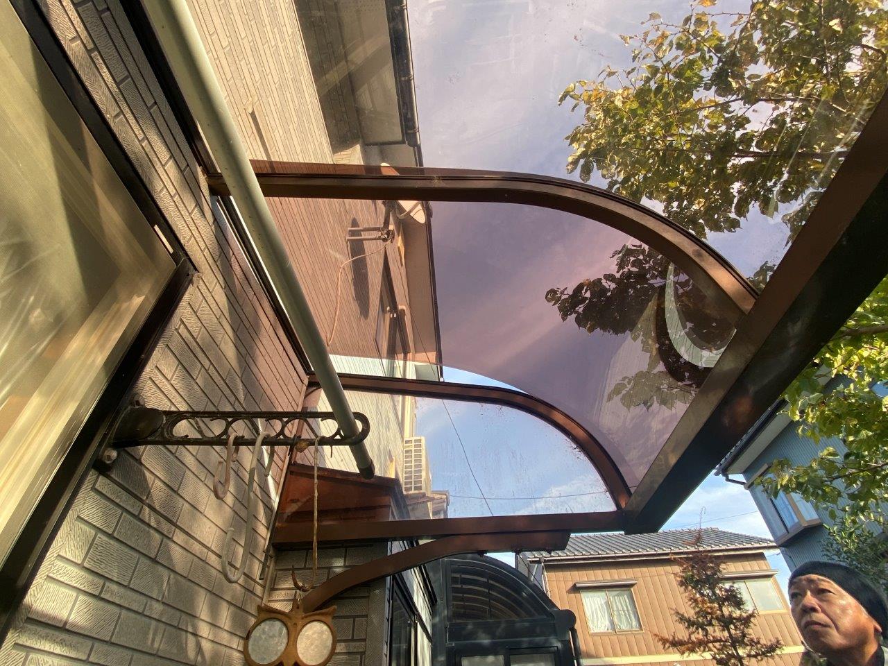 ポリカ飛散　現地調査