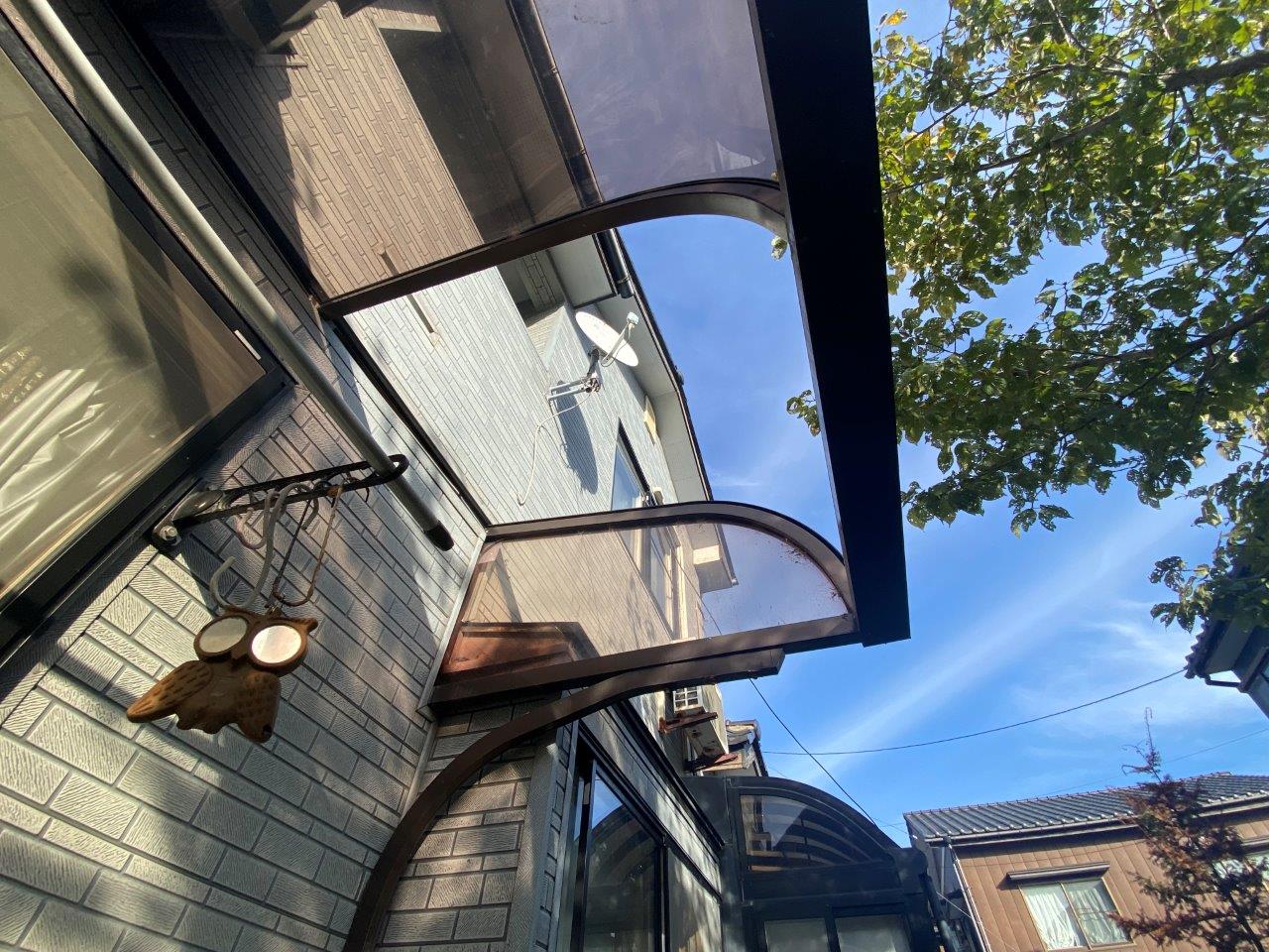 ポリカ飛散　現地調査