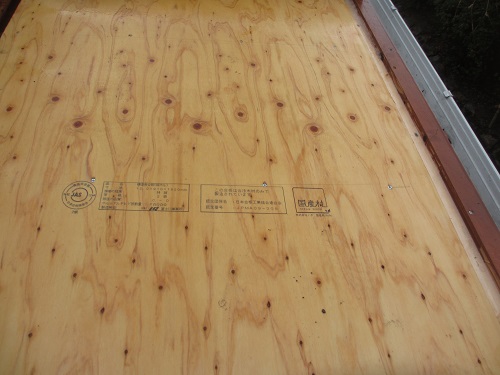 新潟市江南区　玄関ポーチ　野地板入れ替え