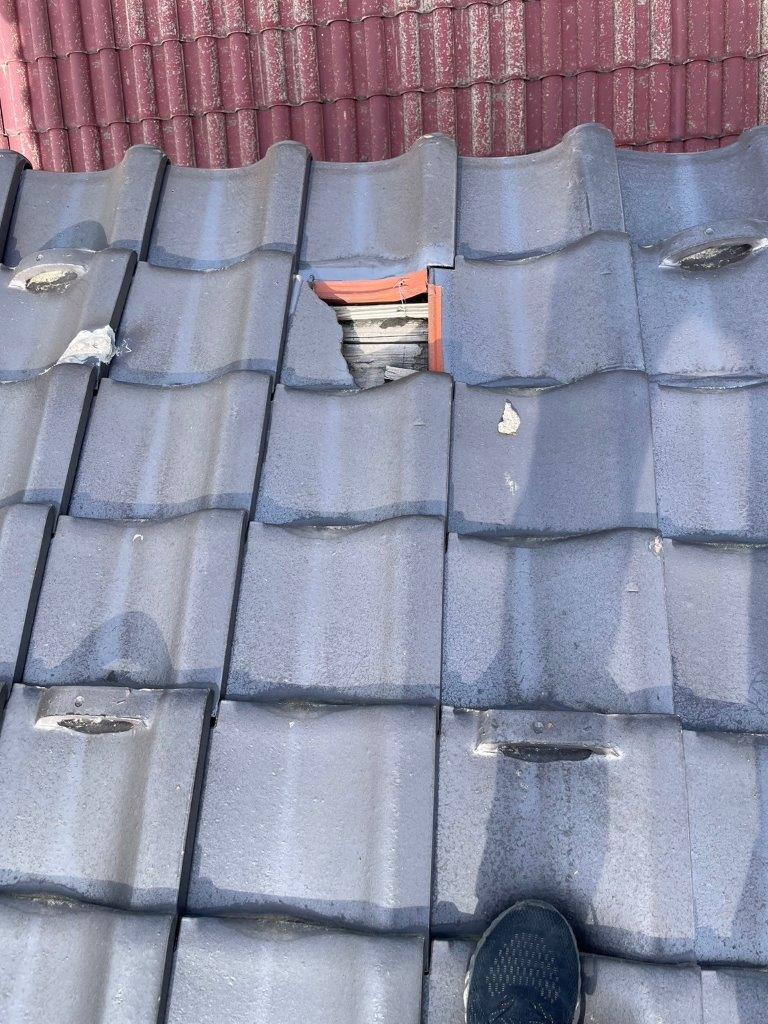 雨漏れ修繕　現地調査