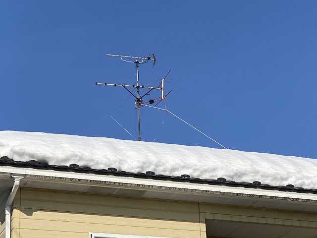 TVアンテナ支線の緩み
