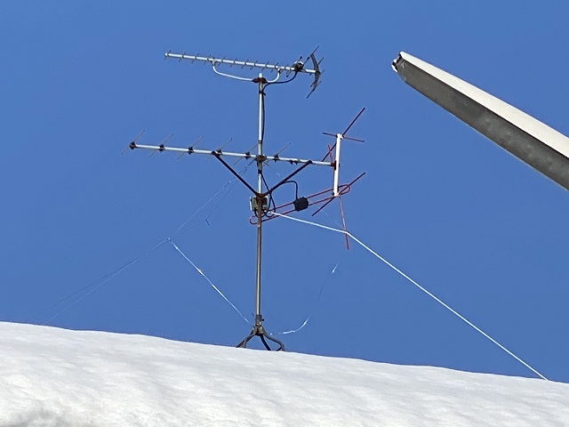 TVアンテナ支線の緩み