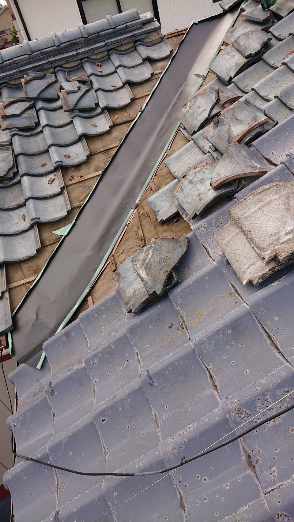 谷板金交換工事