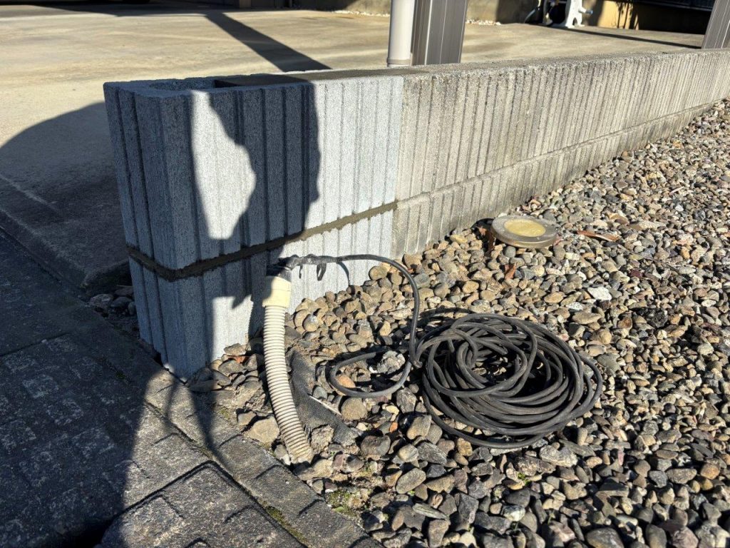 交換後の端部ブロック