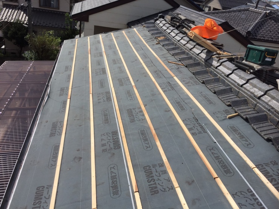 屋根雨漏り修繕工事