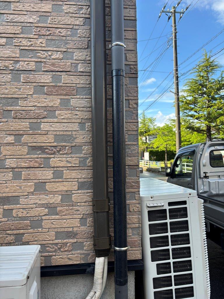 竪樋一部交換工事