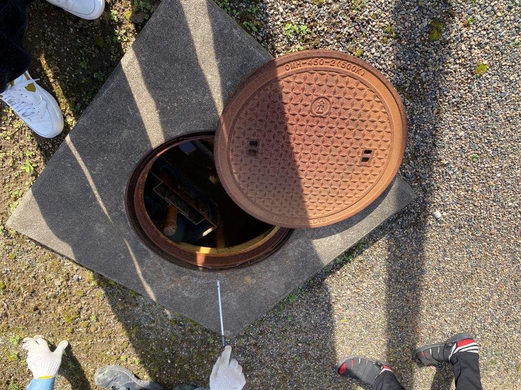 浄化槽の詰まり　現地調査