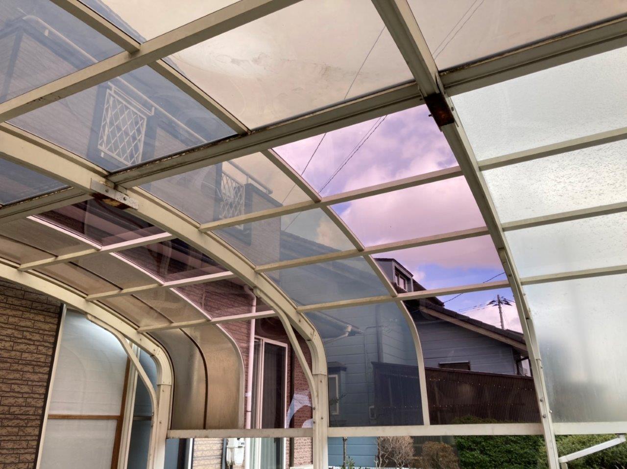 ポリカ張り替え工事