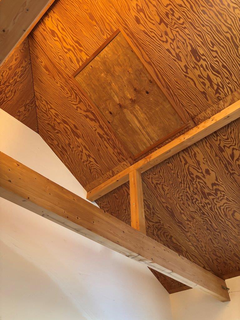 天窓撤去・塞ぎ工事