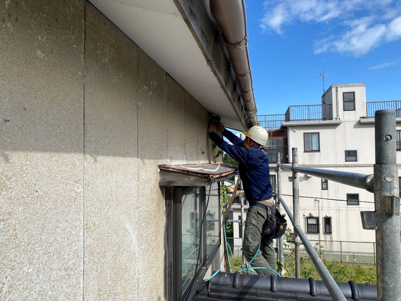 軒天張り替え工事