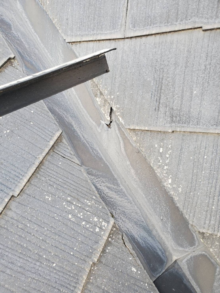 雪止めｱﾝｸﾞﾙが変形