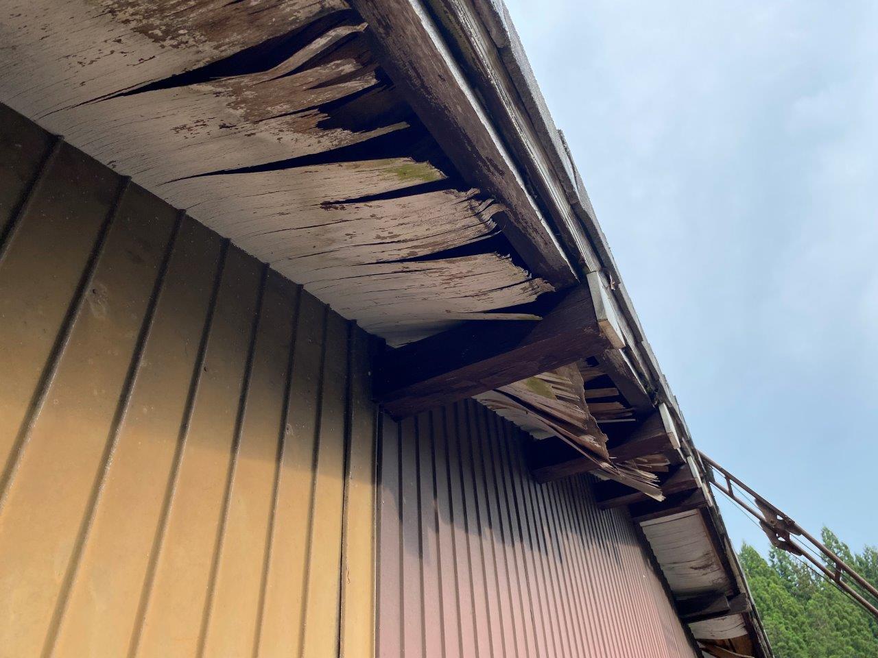 軒天上張り工事