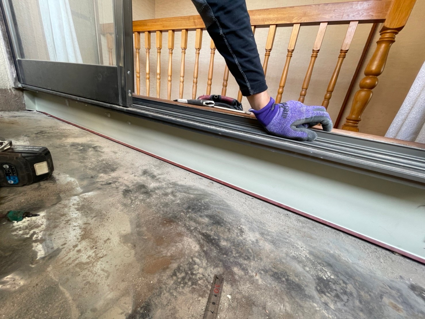 板金継ぎ足し工事