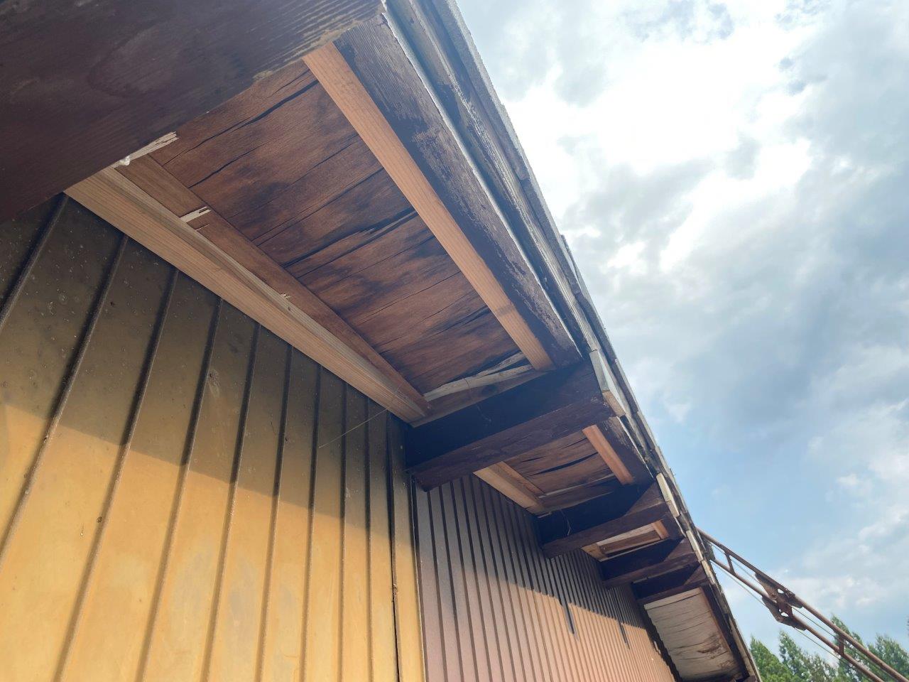 軒天上張り工事