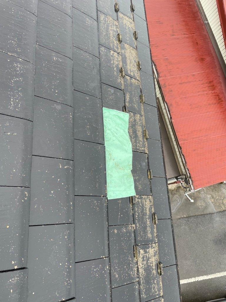 瓦の破損　現地調査