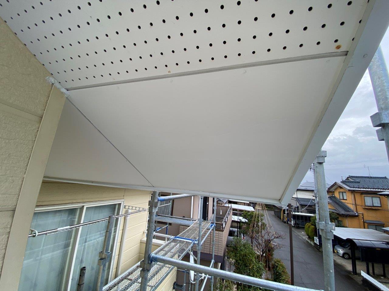 軒天塗装工事