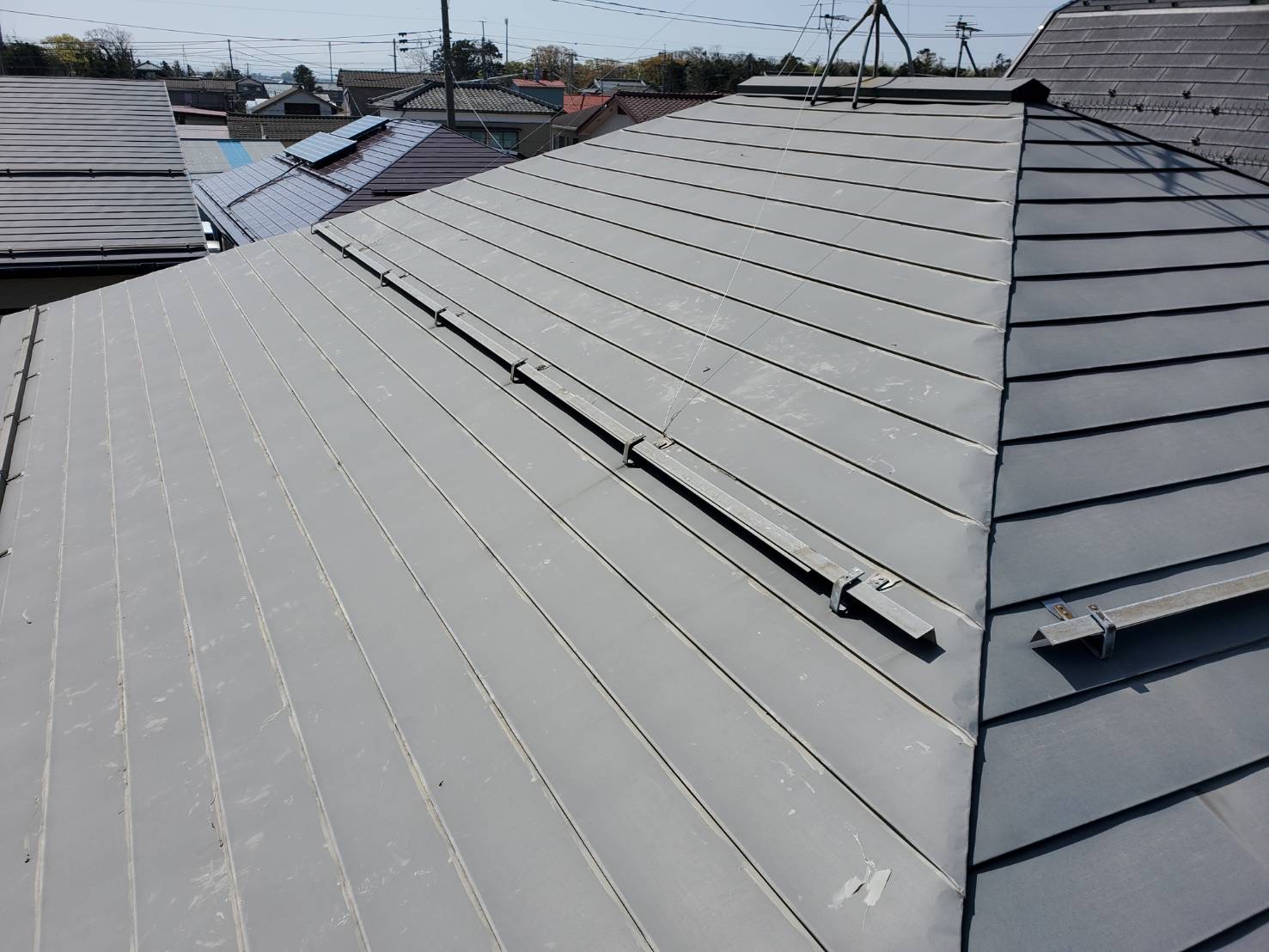 築23年雨漏れ　現地調査