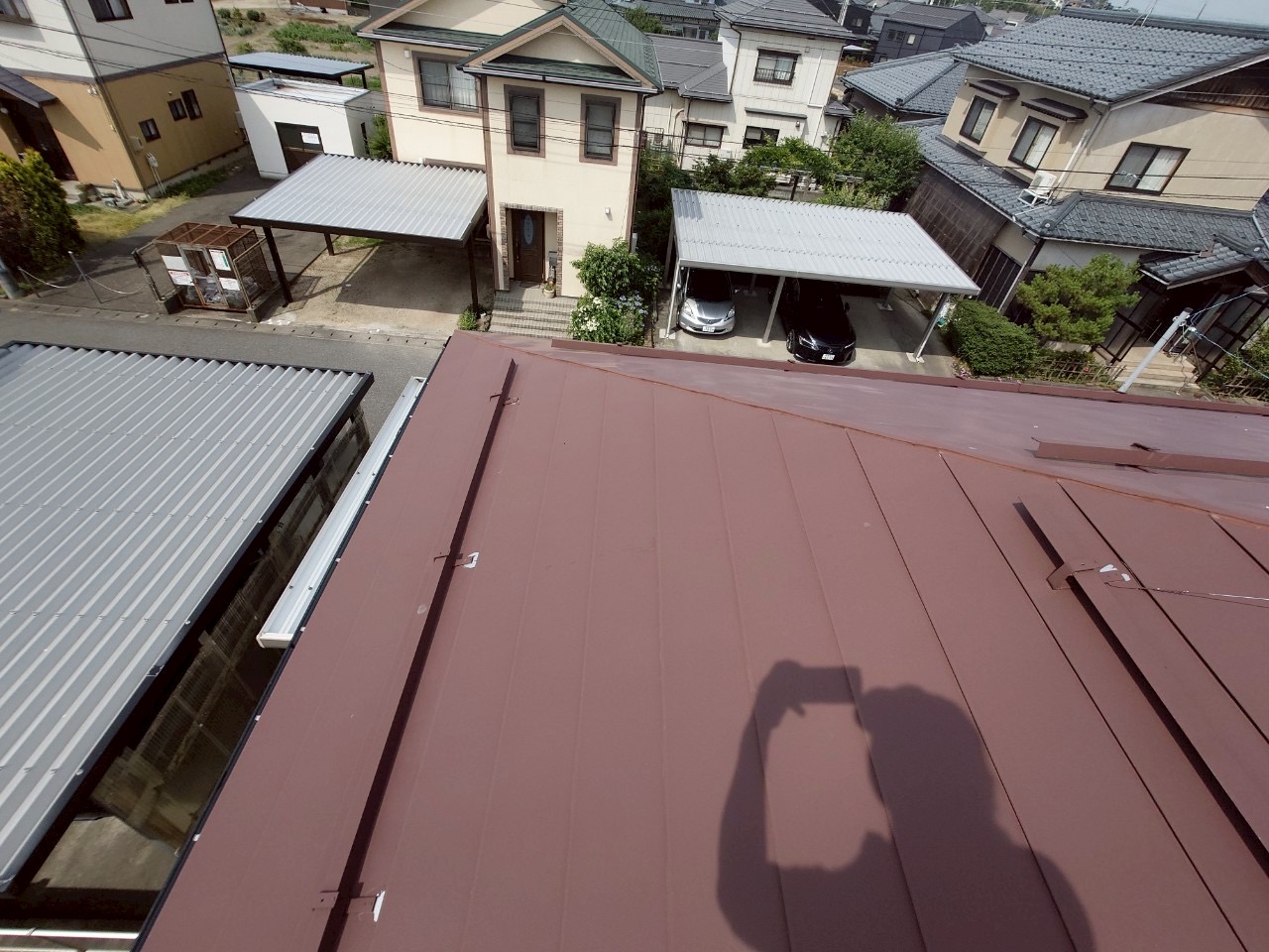 軒天の腐食　現地調査