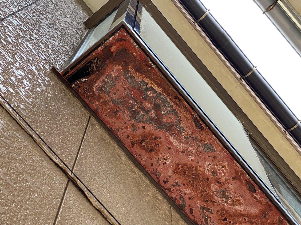 軒天・出窓下板金カバー