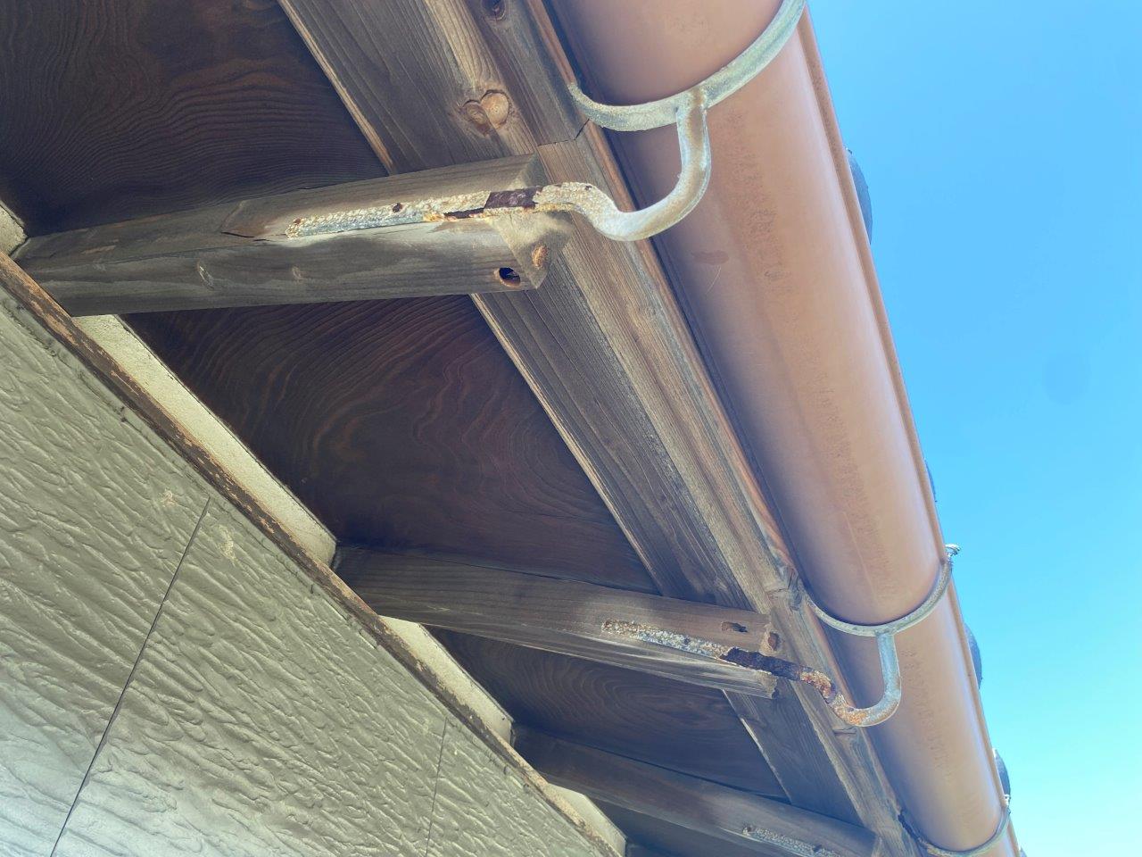 軒樋破損・外れ　現地調査